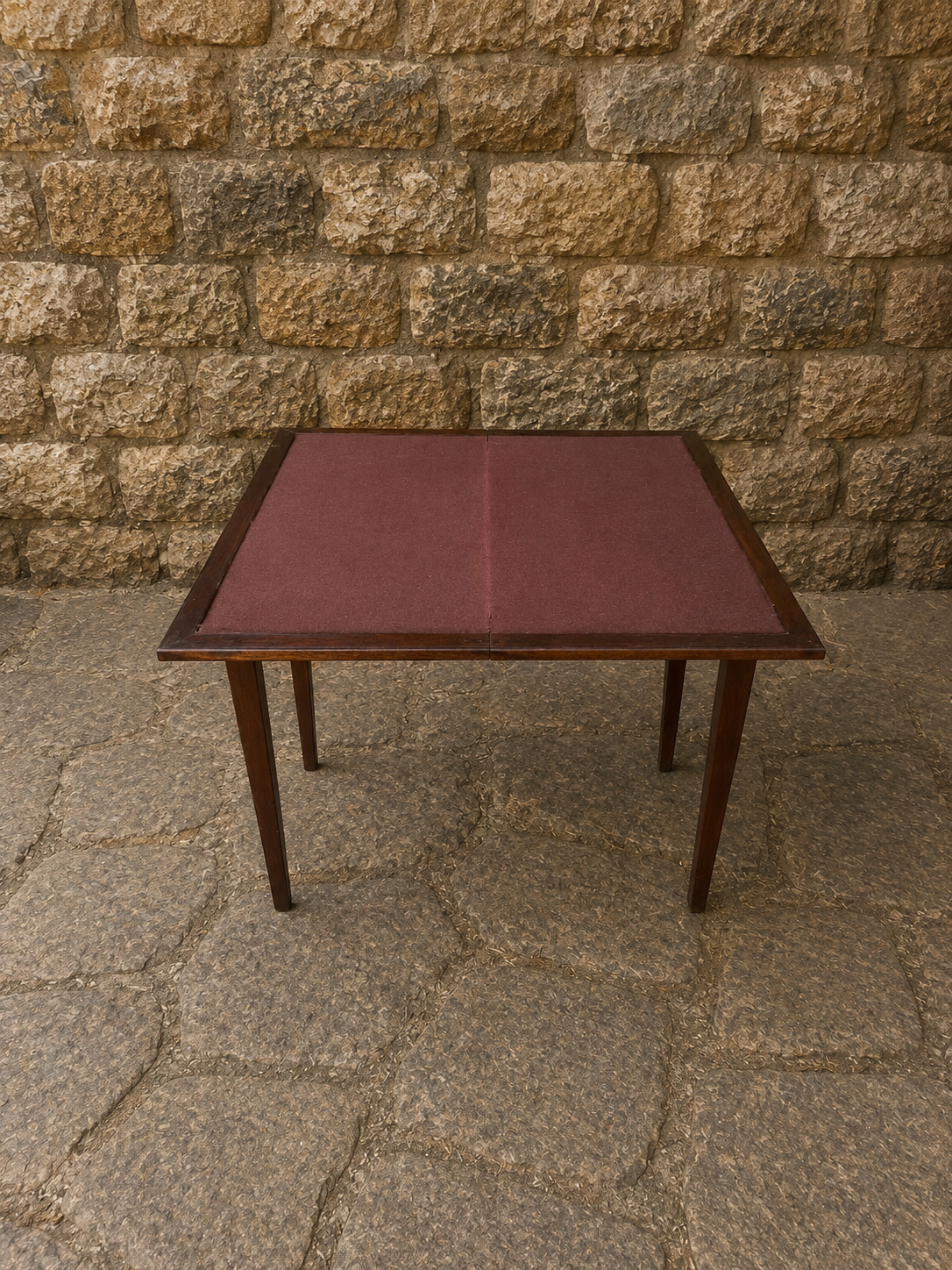 Vintage Mahogany Georgian Revival Card Table