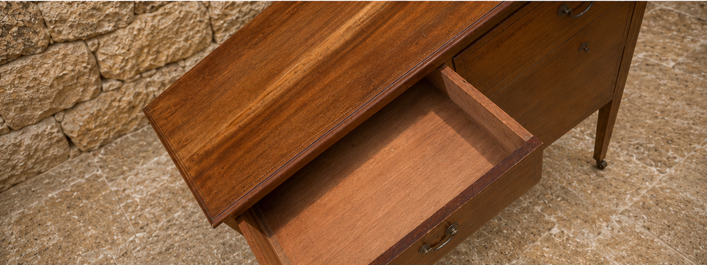 Antique Georgian Mahogany Chest of Drawers – Early Victorian English Chest