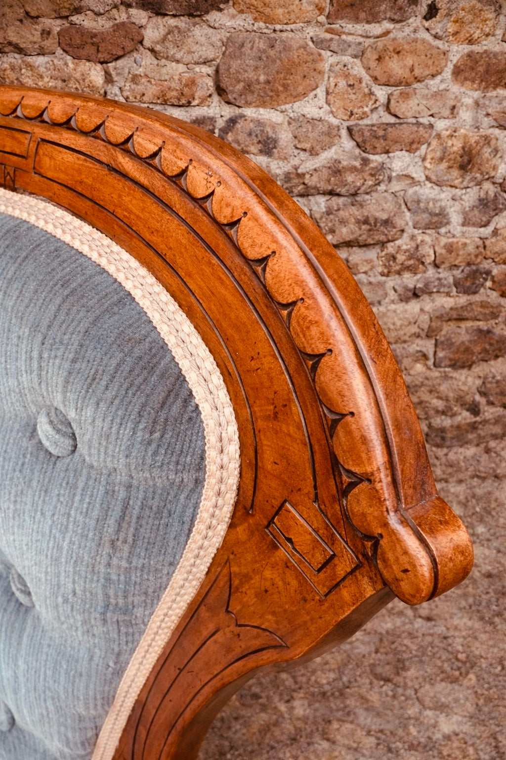 Pair of Victorian Walnut Nursing Chairs c.1870