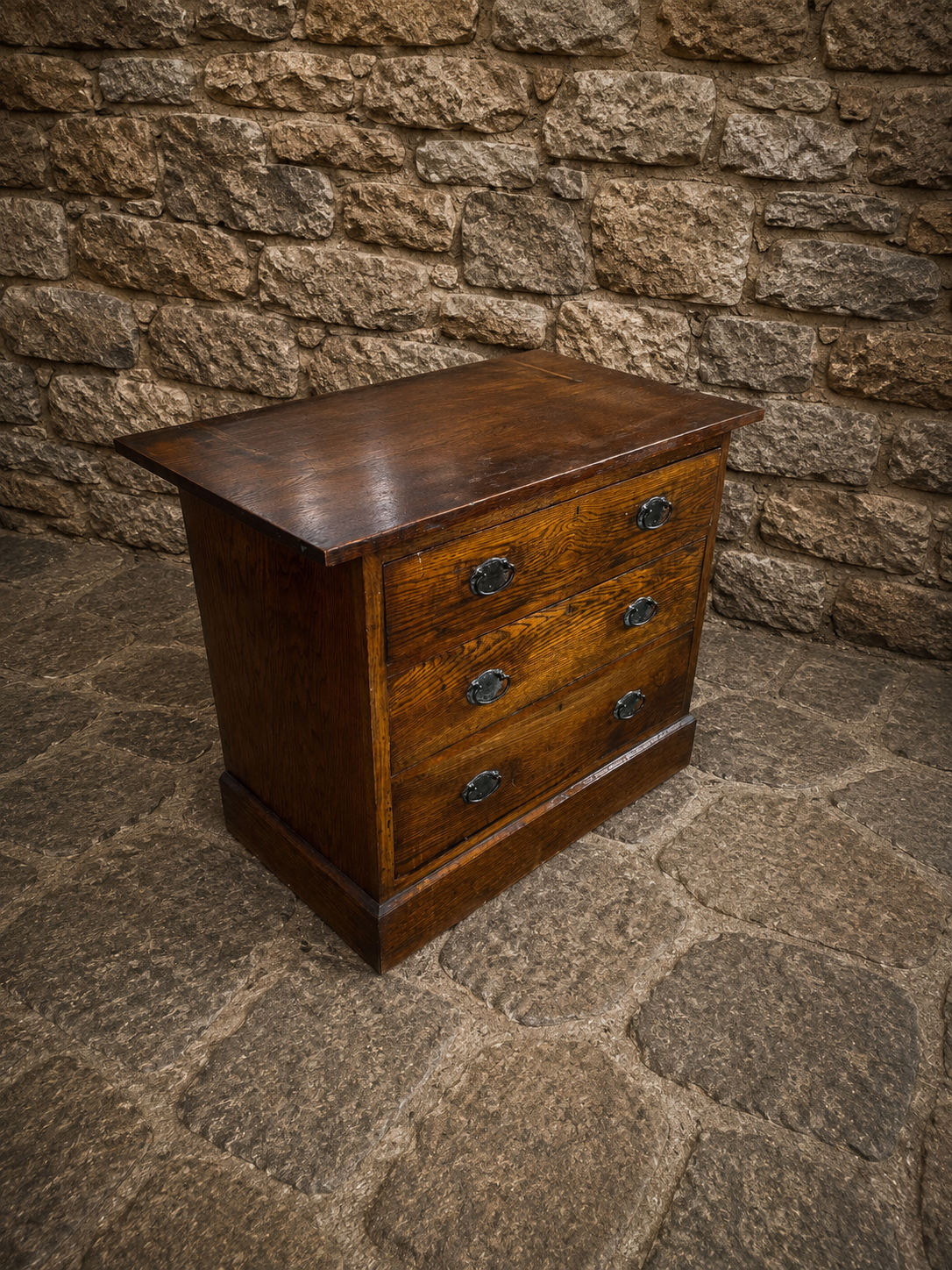Antique Victorian Oak Chest of Drawers