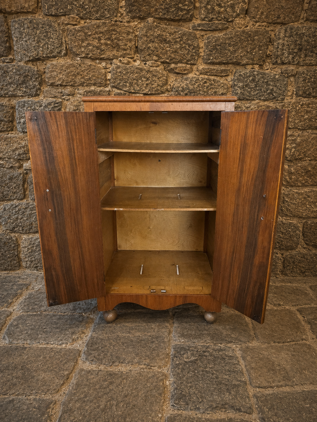 Art Deco Walnut Wardrobe C1930s
