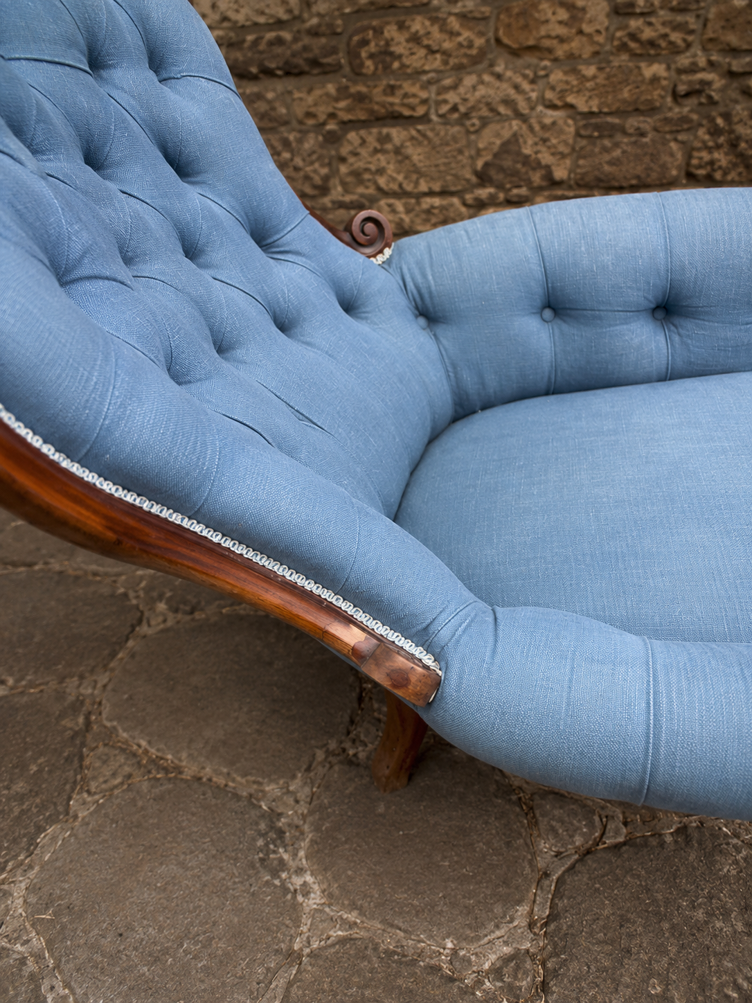 Victorian Walnut Spoon Back Armchair