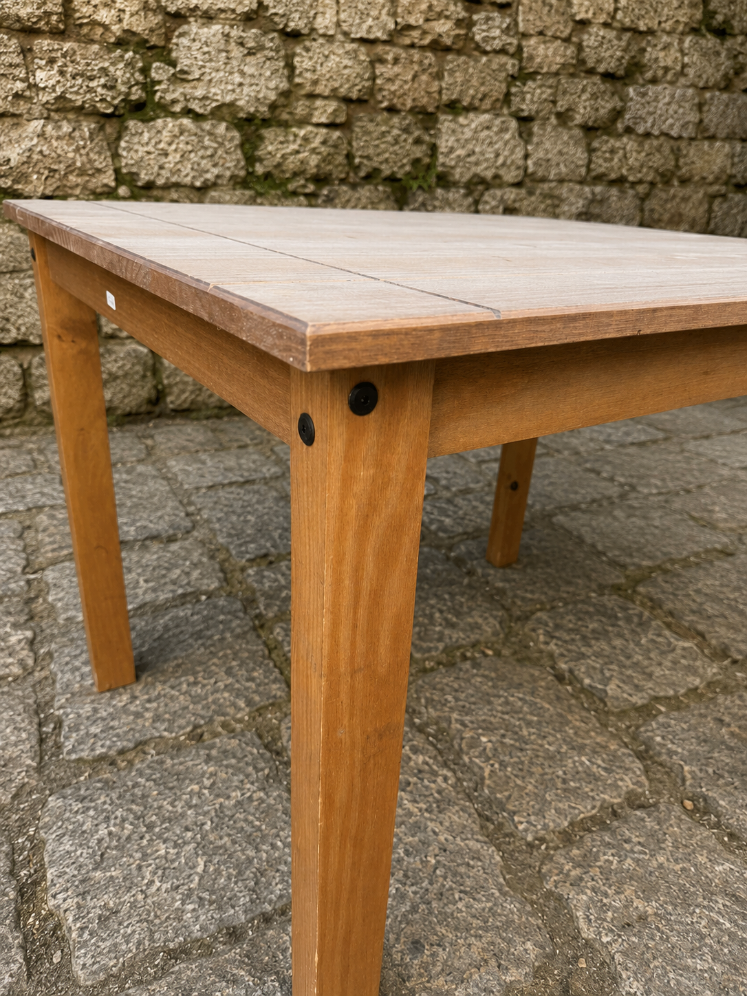 Rustic Pine Farmhouse Dining Table Country Kitchen Table Wooden Dining Table Cottage Style Table