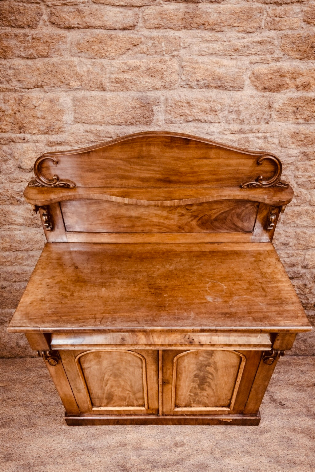 Victorian Walnut Chiffonier Sideboard c.1870