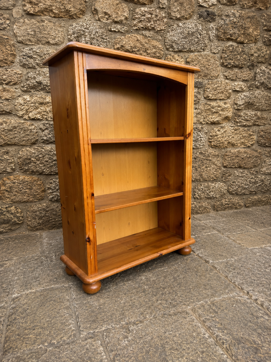 Rustic Solid Pine Bookcase