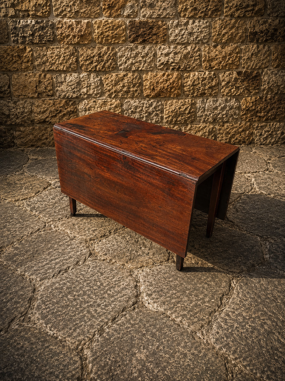 Antique Georgian Drop Leaf Dining Table – Early 19th Century English Gateleg Table