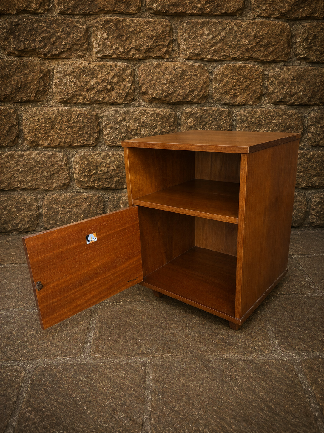 Mid Century Avalon Teak Bedside Cabinet c1970