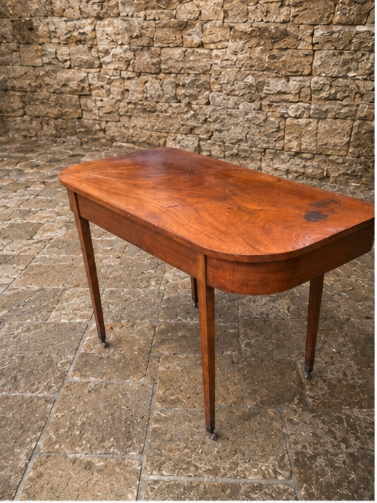 Antique Georgian Mahogany Console Table – Early Victorian English Side Table