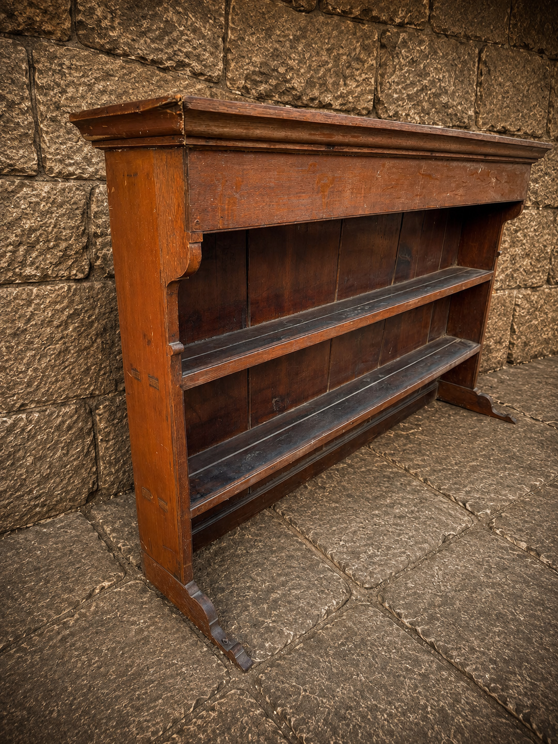 Antique Victorian Mahogany Plate Rack c.1900