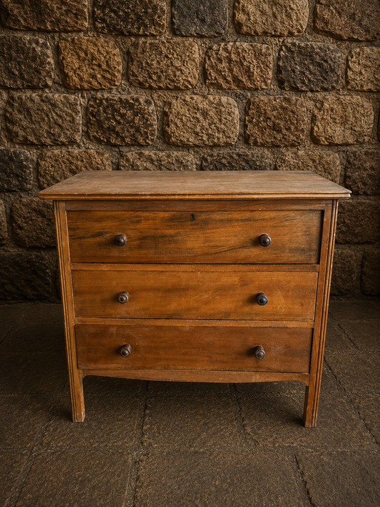 Antique Pine Chest of Drawers c1900 Victorian Rustic Country House Dresser English Farmhouse Bedroom Storage