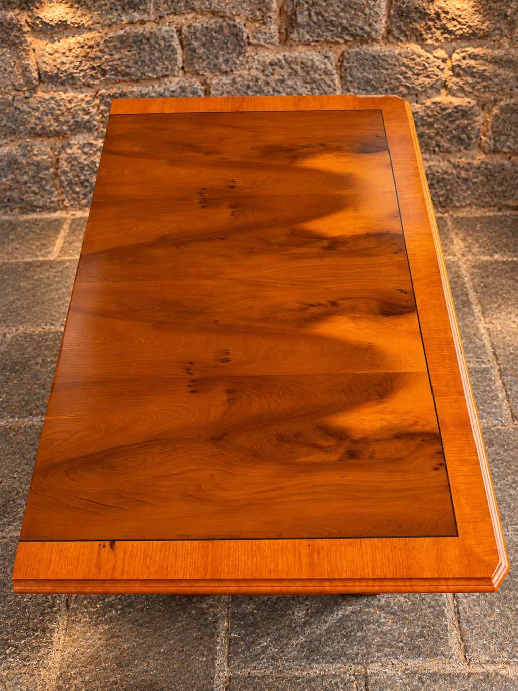 Vintage Yew Wood Cocktail Drinks Cabinet | Georgian Sheraton Style