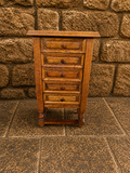 Vintage Oak Miniature Chest of Drawers