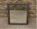 Vintage Hand Carved Wooden Mirror | Rustic Arts & Crafts Wall Mirror c.1920–1940