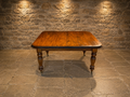 Victorian Walnut Extending Dining Table with Original Castors | Antique 19th Century Dining Table