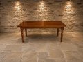 Large Solid Oak Refectory Dining Table | Farmhouse Kitchen Table | Rustic Country Dining Table | Seats 6–8