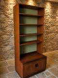 Mid-Century Modern Teak Bookcase & Display Cabinet | Danish Style Shelving Unit | Vintage Storage Cabinet | c.1965–1975