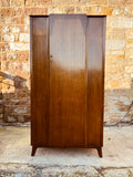 Mid-Century Oak Single Wardrobe – Vintage 1950s Bedroom Storage