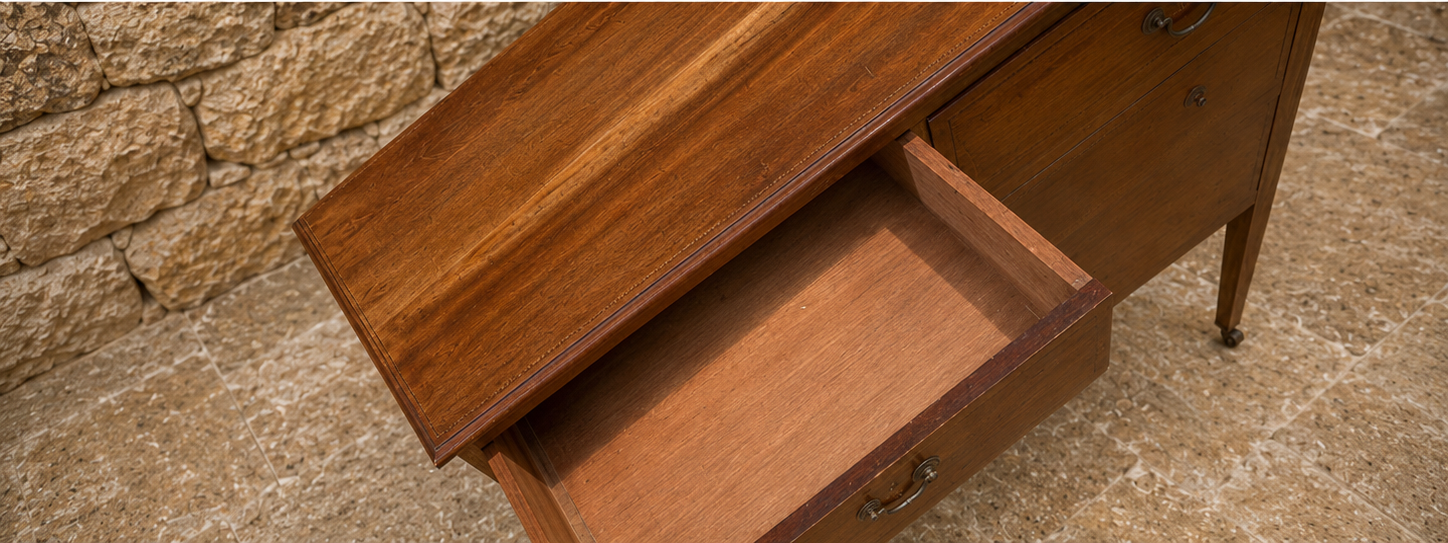 Antique Georgian Mahogany Chest of Drawers – Early Victorian English Chest