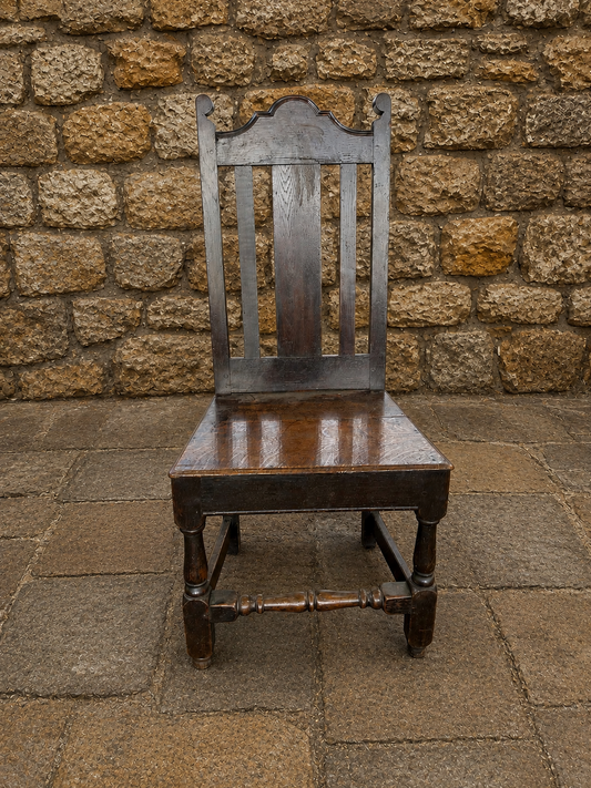 Antique English Oak Farmhouse Chair c.1900