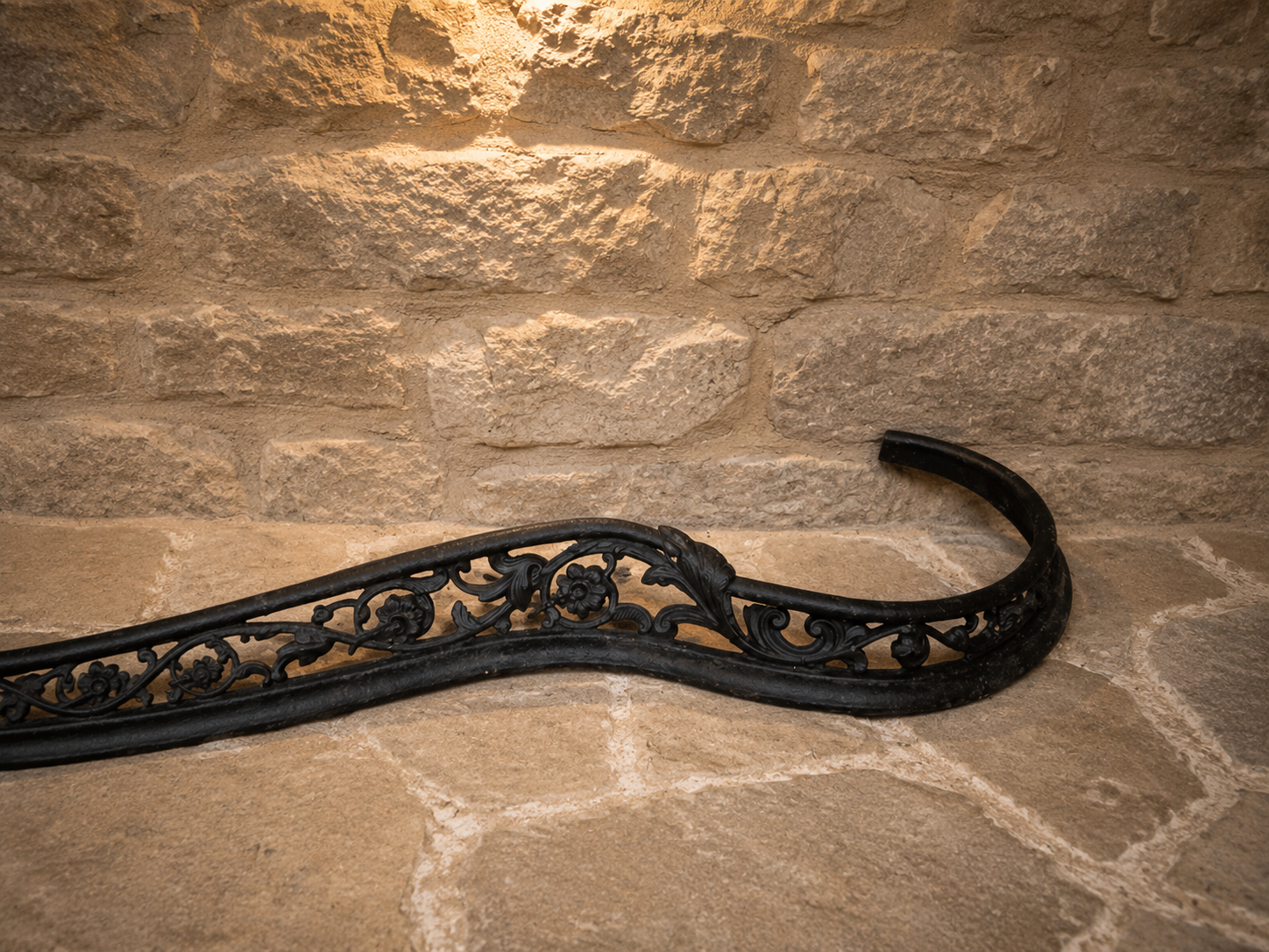 Antique Victorian Cast Iron Fireplace Fender Front | Ornate Fire Kerb | Architectural Salvage | c.1870–1900