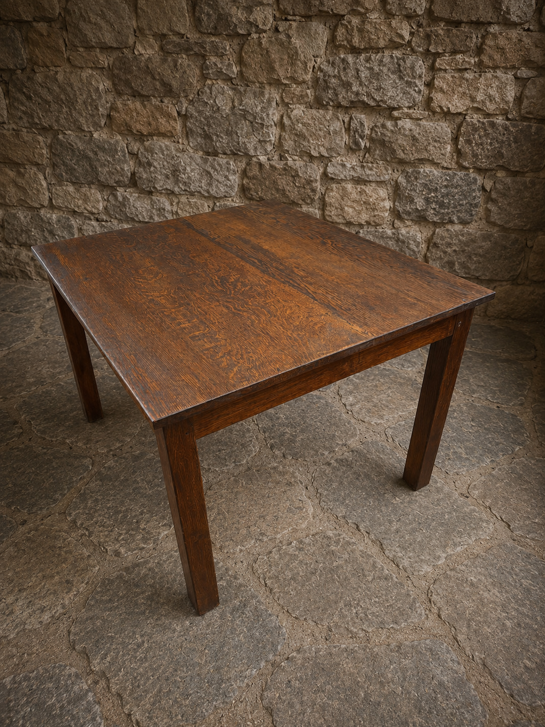 Victorian Oak Refectory Dining Table
