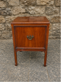 Vintage Mahogany Bedside Cabinet | Mid Century English Pot Cupboard c.1930–1950