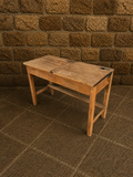 Vintage British School Desk Bench c1920s–1940s