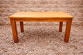 Solid Pine Farmhouse Extending Dining Table – Rustic Kitchen Table Seats 6–8