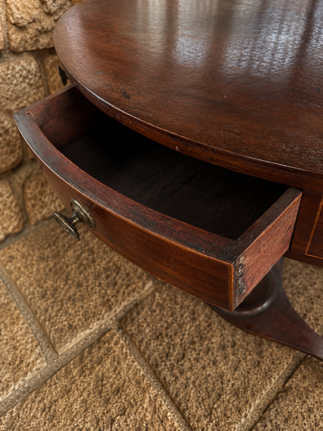 Georgian Revival Mahogany Corner Washstand