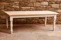 Locally Handcrafted Farmhouse Dining Table | Made to Order Solid Wood Kitchen Table | 5ft–12ft Bespoke Sizes