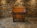 Antique Edwardian Oak Bureau | Solid Oak Fall Front Writing Desk | Compact Home Office Bureau | Circa 1905–1925