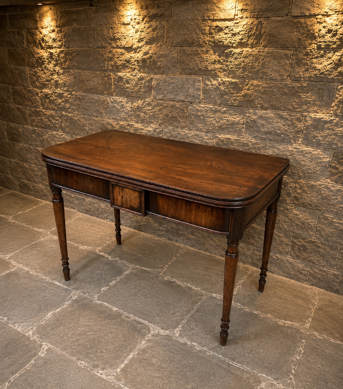 Antique Victorian Mahogany Fold-Over Tea Table – 19th Century c.1850–1880