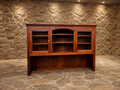 Vintage Large Glazed Dresser Top – Traditional Country Kitchen Display Cabinet & Bookcase