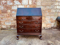 Mahogany Bureau Writing Desk with Drop Front & Ball & Claw Feet – Vintage Home Office Storage (c.1920–1940)