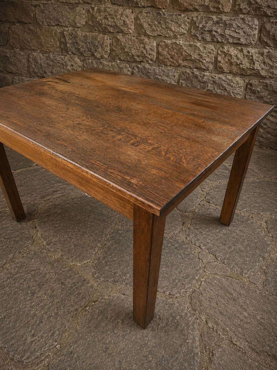 Victorian Oak Refectory Dining Table