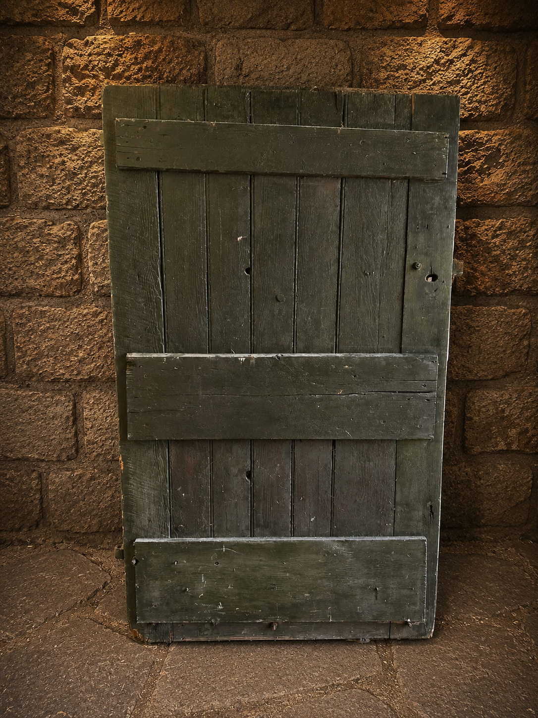 Antique Georgian Pine Stable Door c.1820-1860