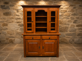 Solid Oak Farmhouse Dresser – Large Country Kitchen Display & Storage Cabinet