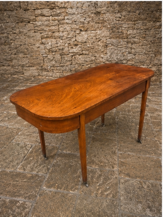 Antique Georgian Mahogany Console Table – Early Victorian English Side Table
