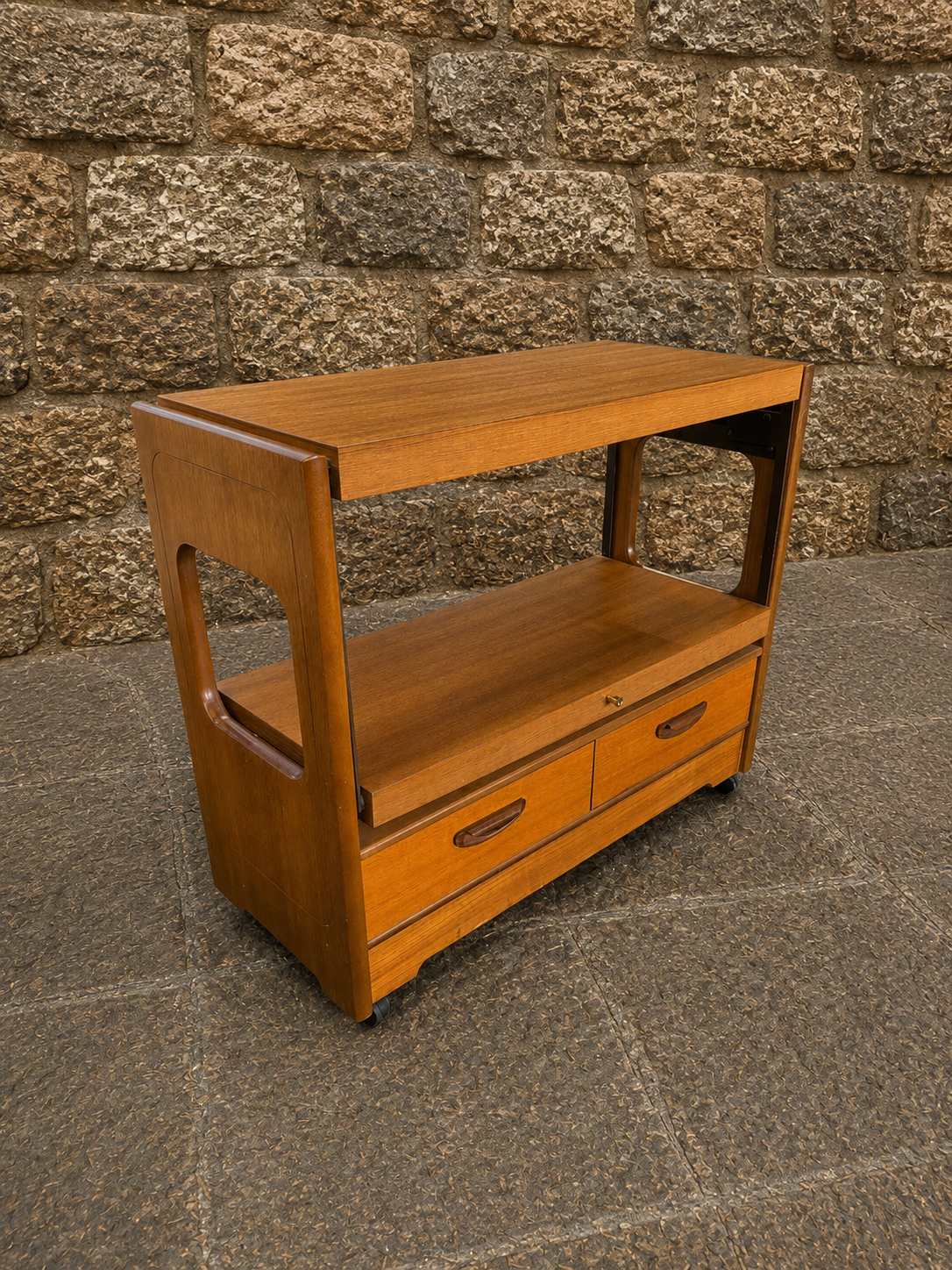 Mid Century Teak Drinks Trolley c1970