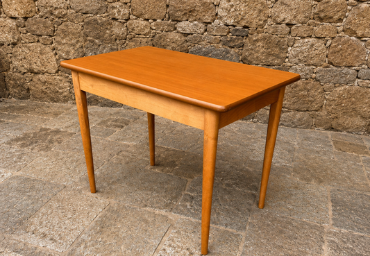 Vintage Mid Century Teak Dining Table – Scandinavian Style Kitchen Table