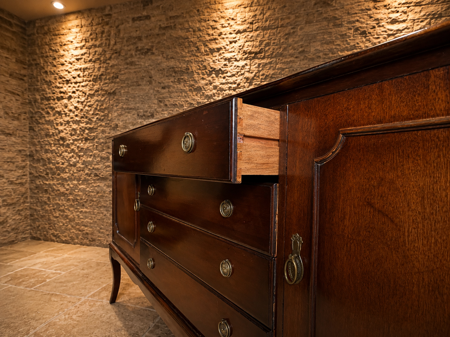 Vintage Georgian Style Mahogany Sideboard