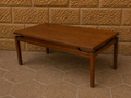 Mid Century Teak Coffee Table with Removable Tray – Scandinavian Style 1960s
