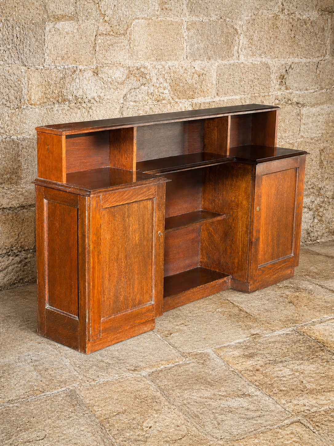 Arts & Crafts Oak Sideboard / Dresser Base c.1920