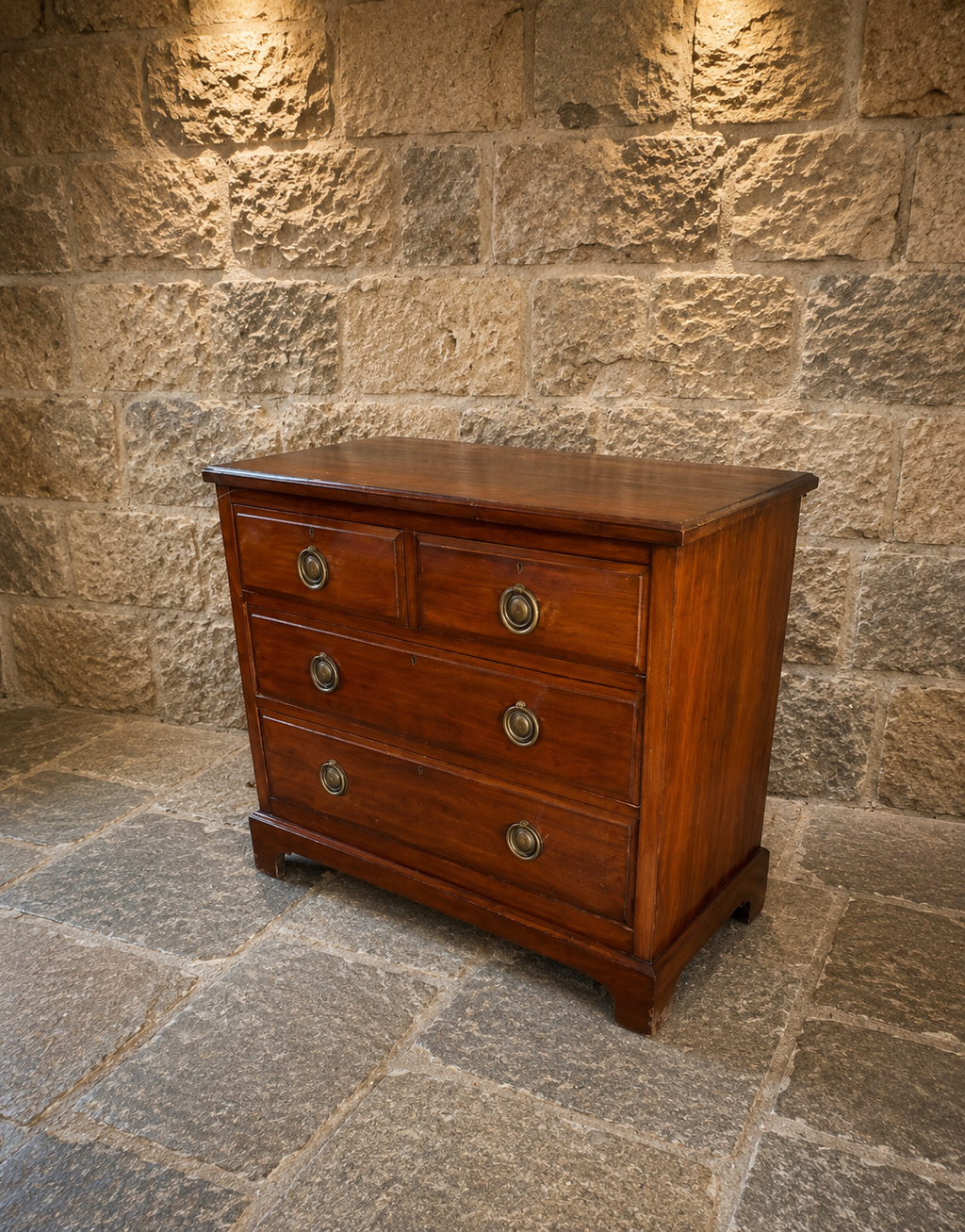 Antique Georgian Mahogany Chest of Drawers – George III c.1790–1815