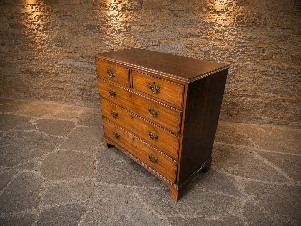 Antique George III Oak Chest of Drawers c.1820 | Georgian 2 Over 3 Chest
