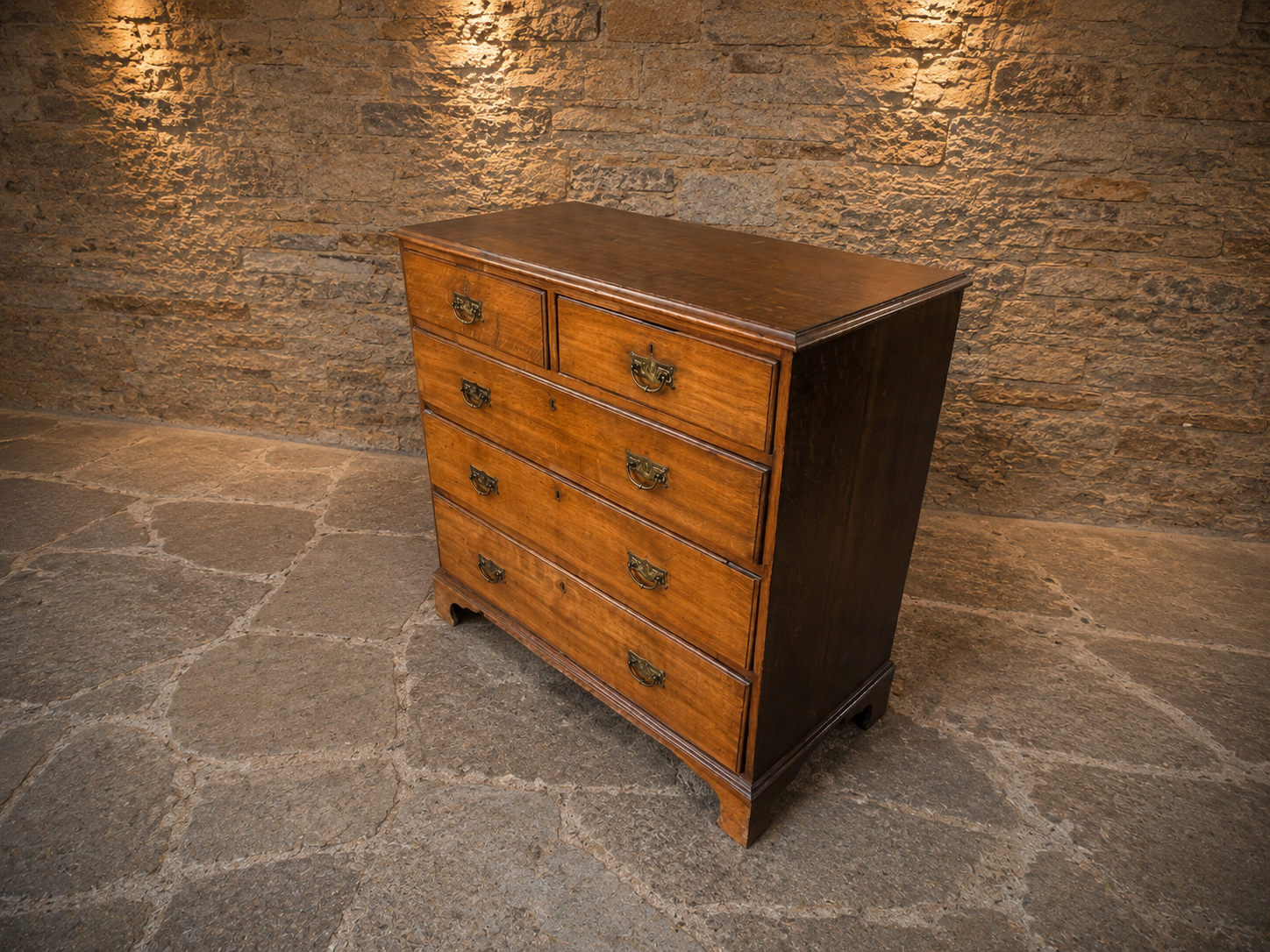 Antique George III Oak Chest of Drawers c.1820 | Georgian 2 Over 3 Chest