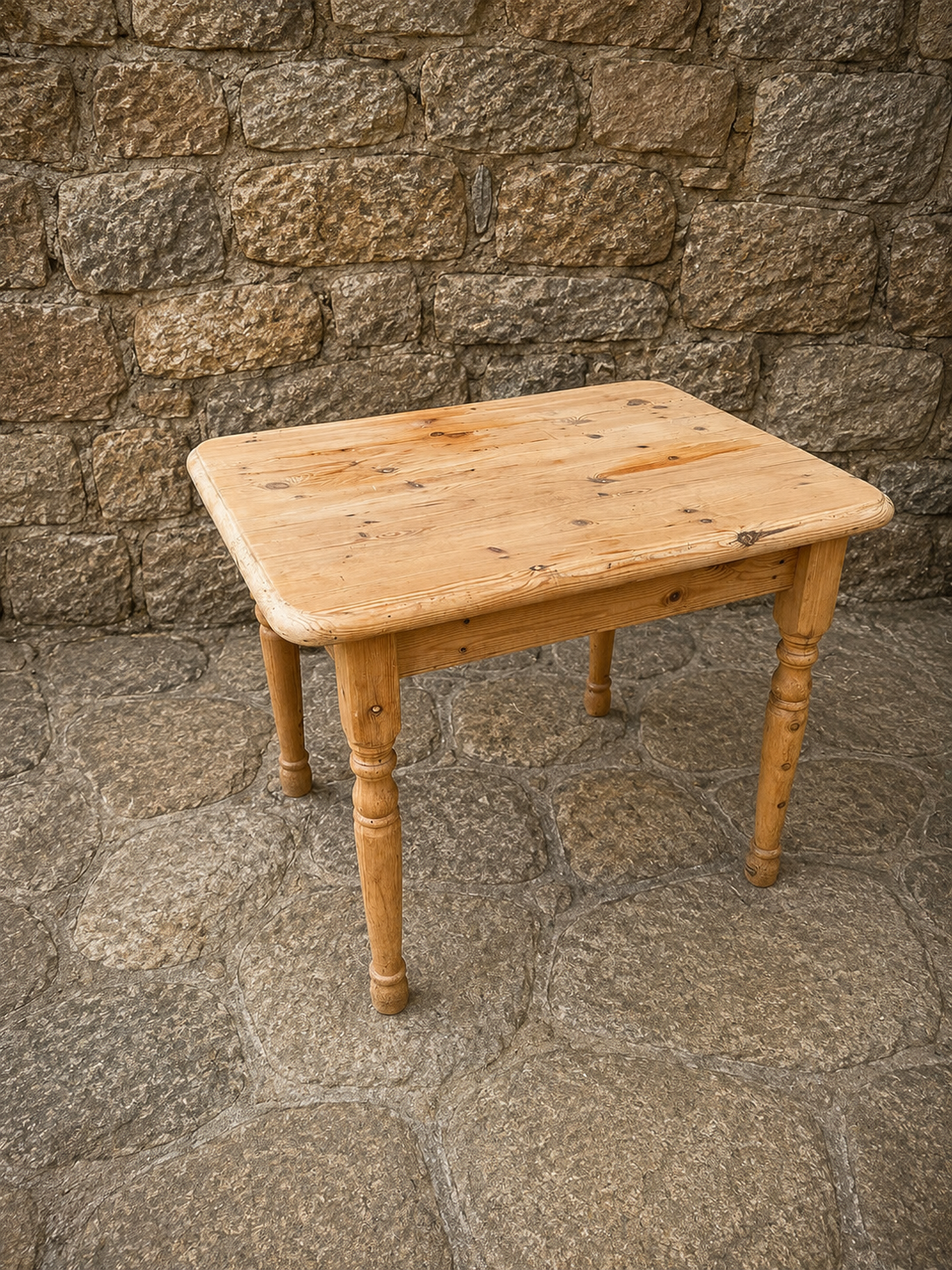 Rustic Pine Farmhouse Kitchen Table