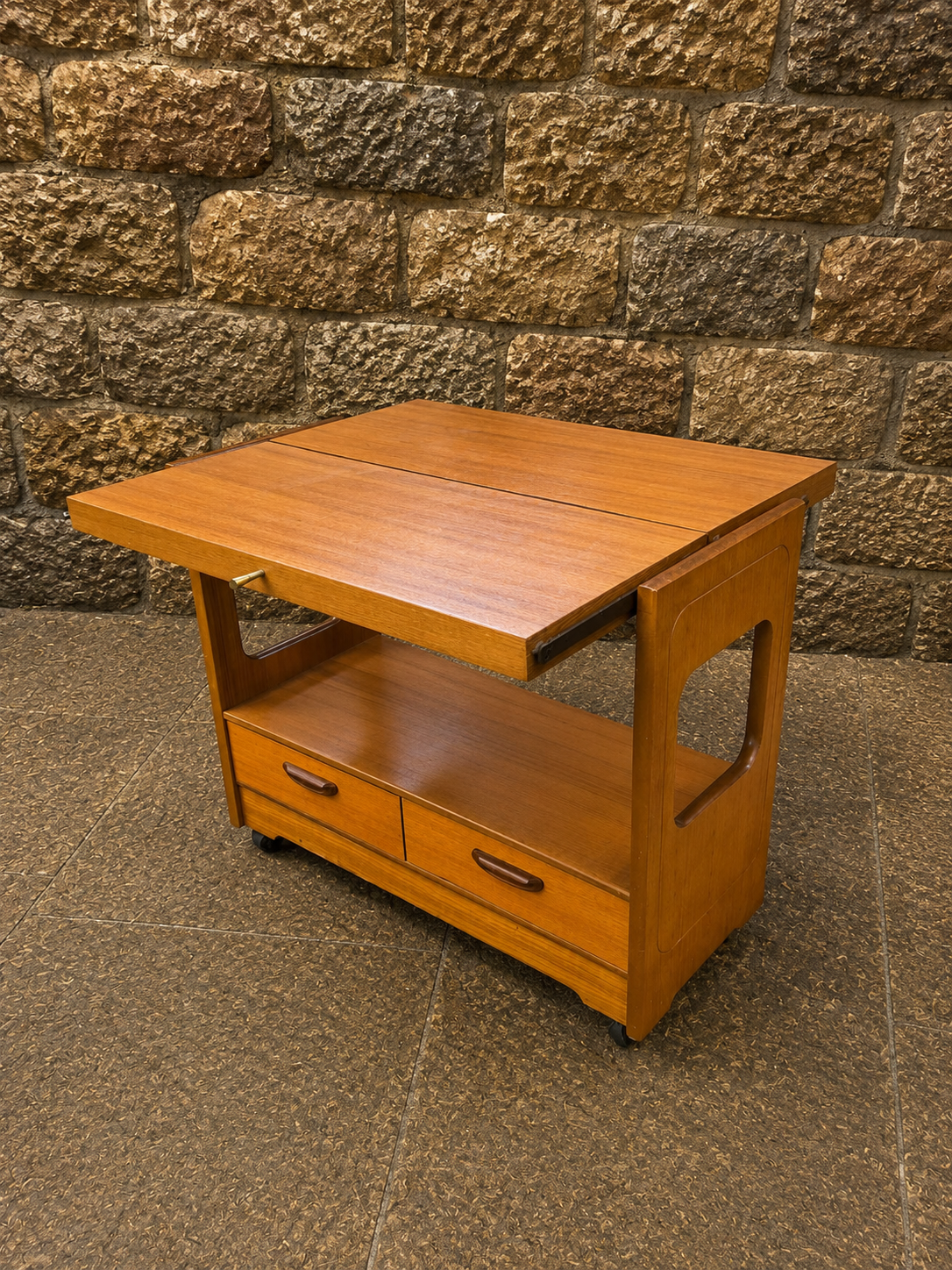 Mid Century Teak Drinks Trolley c1970