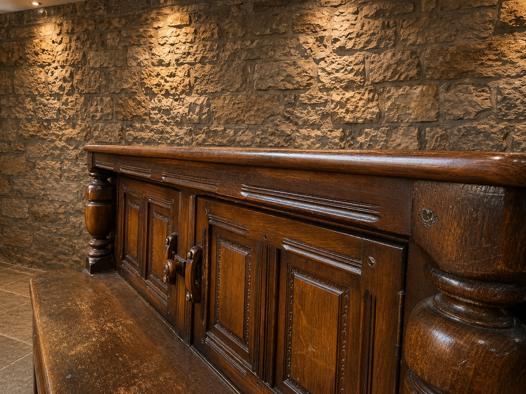 Antique Victorian Oak Dresser Sideboard – Country House Farmhouse Cupboard