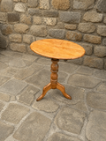 Vintage Oval Tilt Top Occasional Table